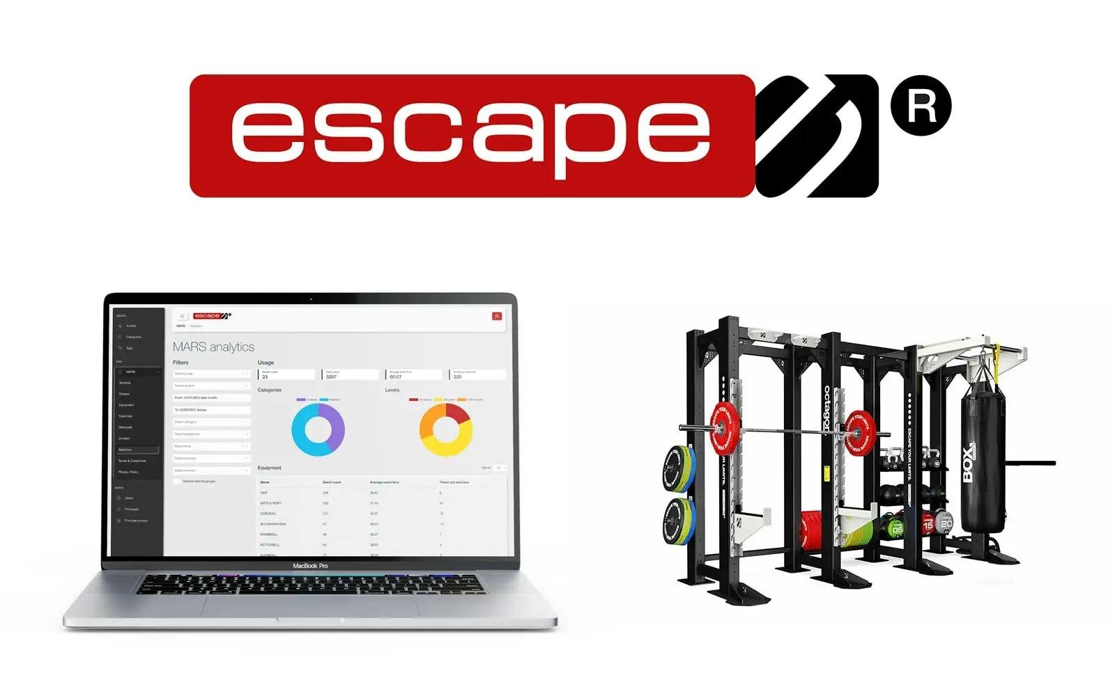 Escape Fitness client poster